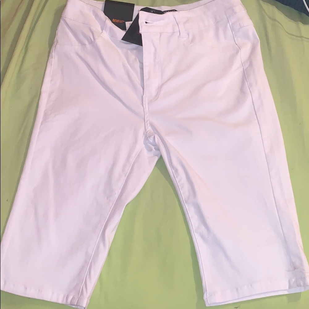 White Redfox Shorts